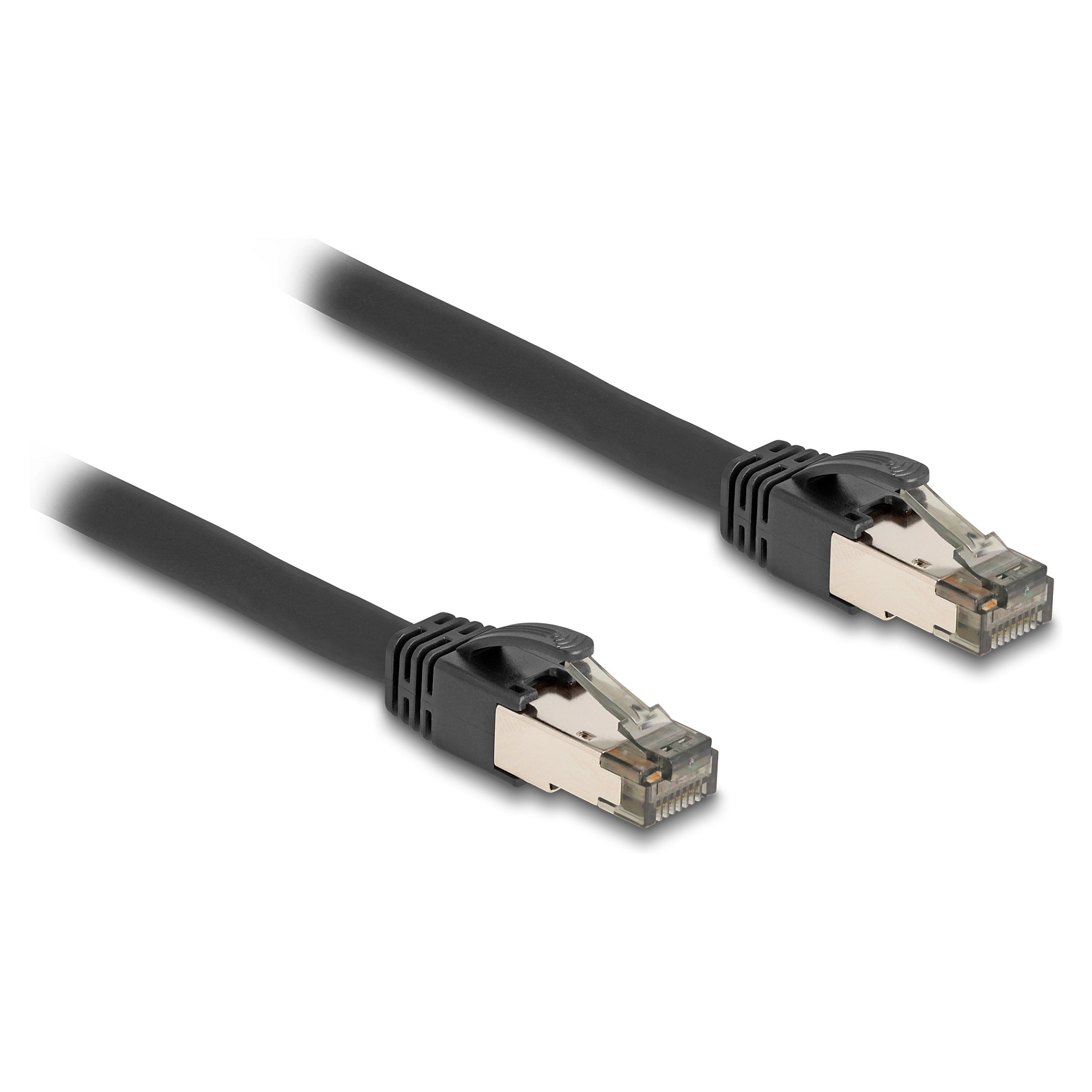Mrežni kabel DELOCK Cat.6A U/FTP 10m crni (ultra fleksibilan, metalni oklop)-0