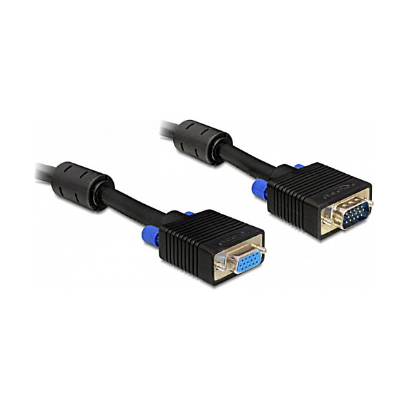 SVGA produžni kabel DELOCK 82568 (15 m, VGA muški na VGA ženski, dvostruko oklopljen)