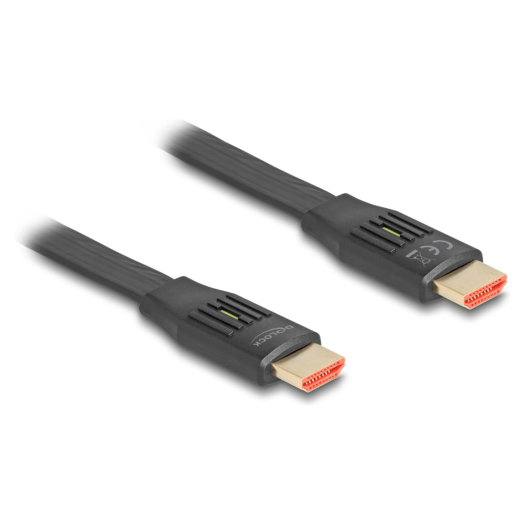 HDMI kabel DELOCK 81001 plosnati (1 m, 8K 60Hz, 48 Gbps, eARC)-1