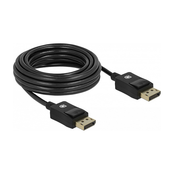 DisplayPort kabel DELOCK 85300 (1m, 8K 60Hz, DP 1.4, koaksijalni)-1