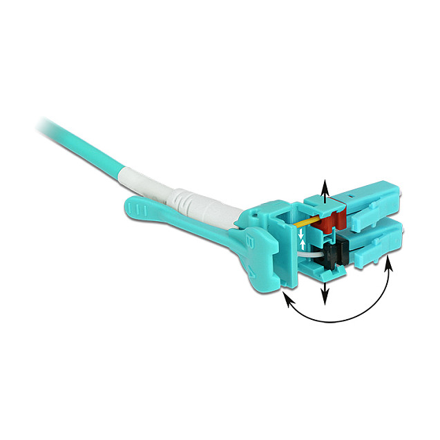 Optički kabel DELOCK LC/UPC na LC/UPC Uniboot (5m, Multimode OM3, LSZH)-0