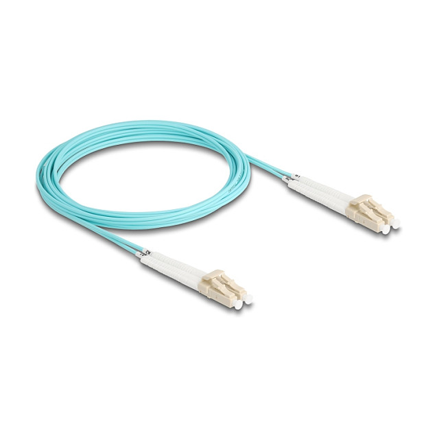 Optički kabel DELOCK 88081 (LC Duplex na LC Duplex, Multimode OM3, 3m, savitljivi konektori)-1