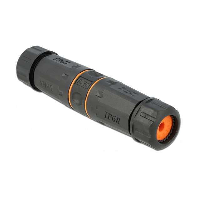 Mrežni konektor DELOCK RJ45 na RJ45 Cat.6A vodootporni (IP68)-0
