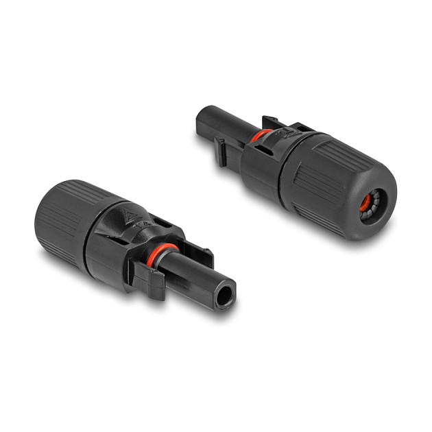 Solarni konektor DELOCK DL4 (MC4 kompatibilan) set muški + ženski (IP67, 1000V, 30A)-2