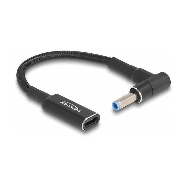 DELOCK Adapter kabel USB-C na HP 4.5x3.0mm (65W, 15cm) za punjenje laptopa