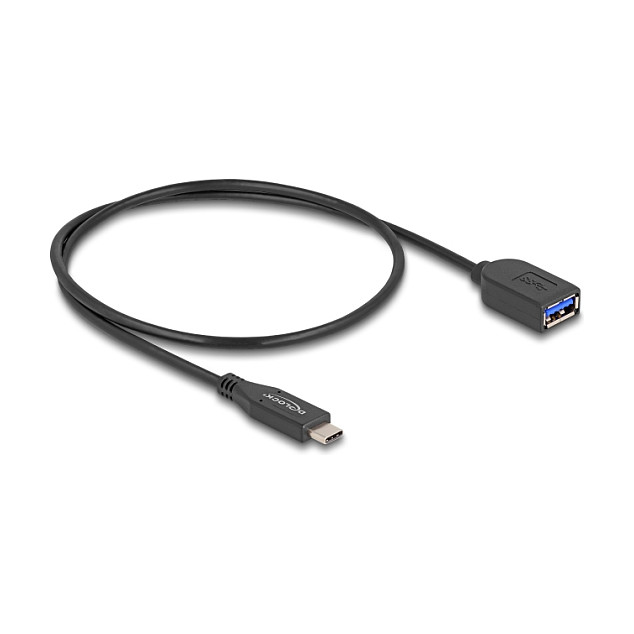 USB-C na USB-A kabel DELOCK 60568 (10 Gbps, 0.5 m, koaksijalni)-1