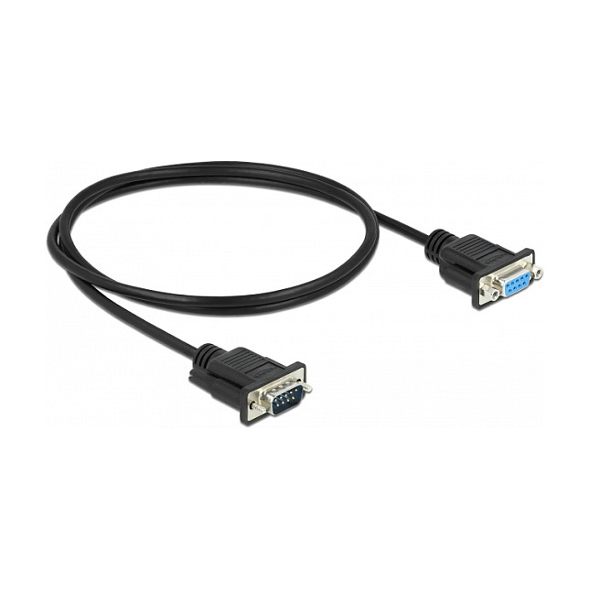 Serijski kabel DELOCK RS-232 D-Sub9 M/Ž (1m, usko kućište konektora)-1
