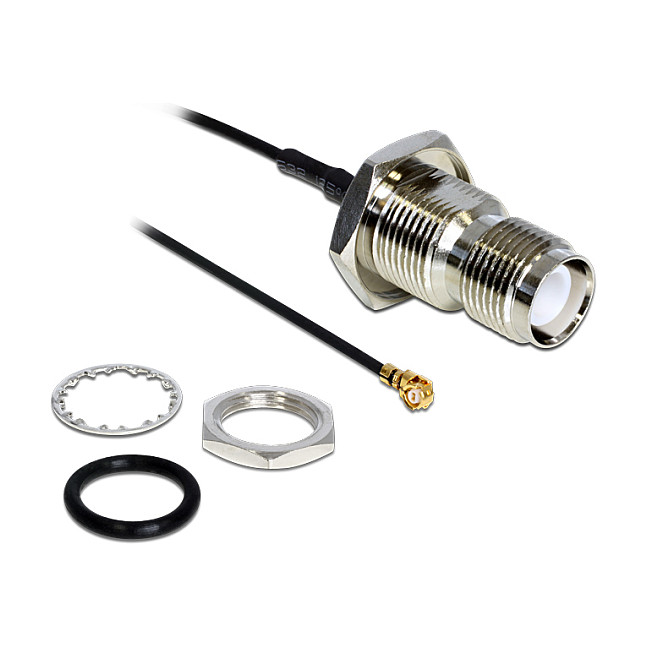 Antenski kabel DELOCK 88464 (RP-TNC na MHF I, 20 cm, 1.37, otporan na prskanje)