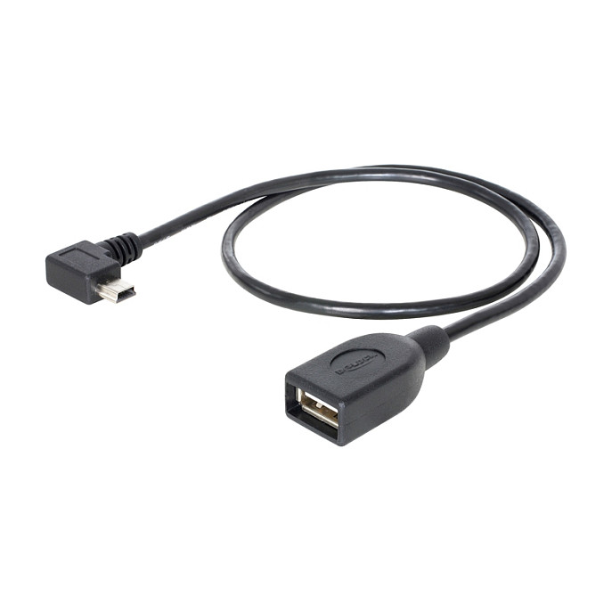 USB OTG kabel DELOCK Mini USB (M) na USB-A (Ž) kutni, 50 cm-0