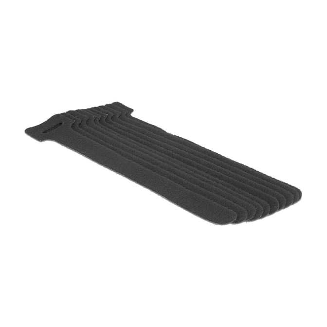 Čičak vezice za kabele DELOCK 18686 (150 x 12 mm, 10 komada, crne)-1