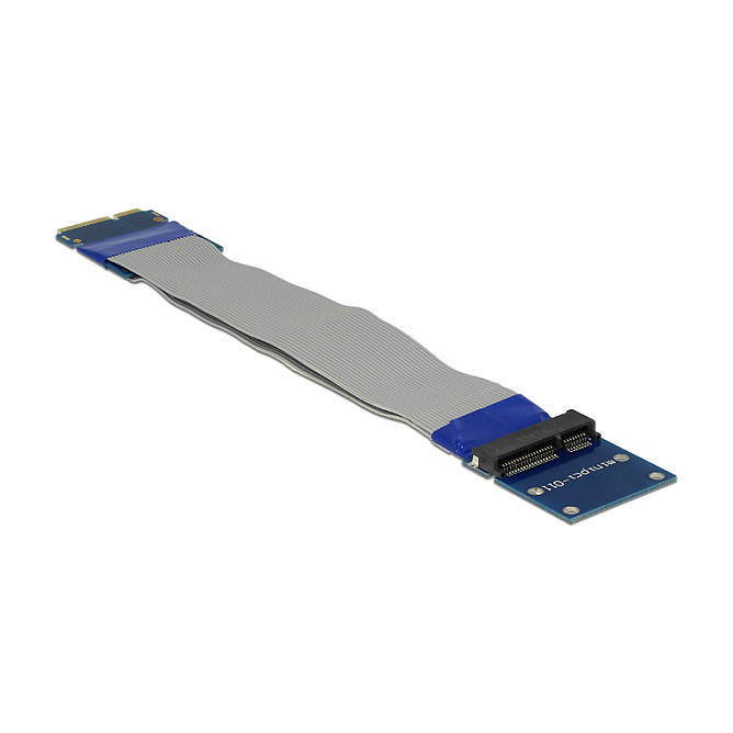 Riser kartica DELOCK 65837 (Mini PCIe / mSATA, fleksibilni kabel 13 cm)
