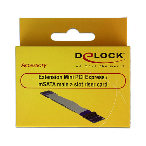Riser kartica DELOCK 65837 (Mini PCIe / mSATA, fleksibilni kabel 13 cm)-1