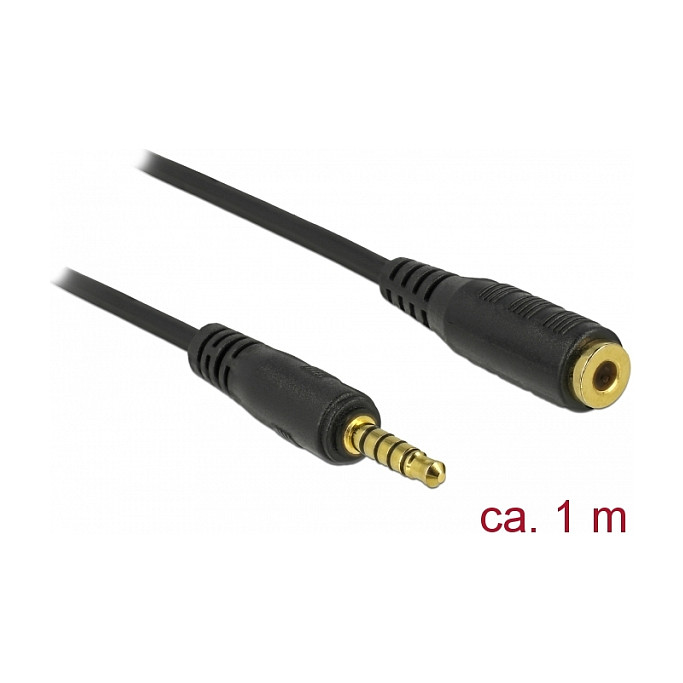 Audio produžni kabel DELOCK 85701 (3.5mm 5-pin, M/Ž, 1m)-0