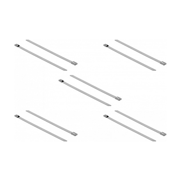 DELOCK Inox kabelske vezice 150 x 7.9 mm (10 komada, vlačna čvrstoća 135 kg)-0