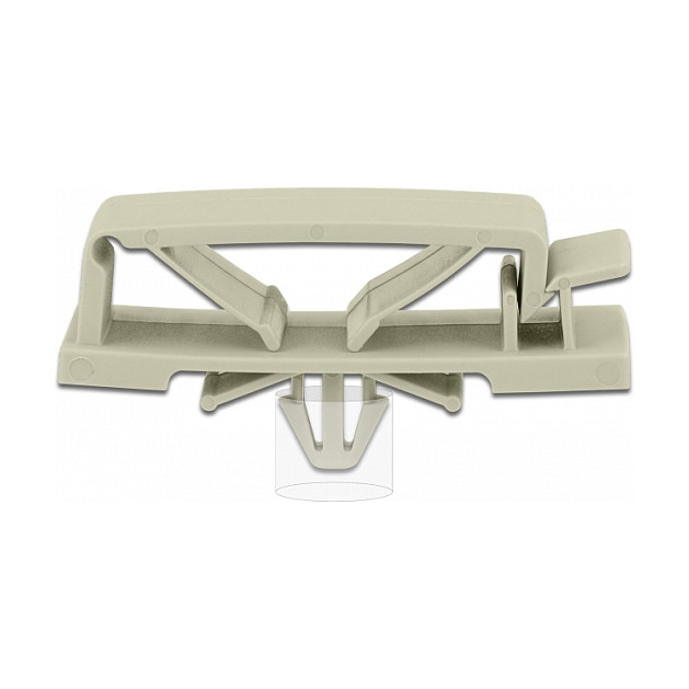 Držač kabela DELOCK 60186 s tiplom (za kabele do 9.4 mm, sivi, 10 komada)-2