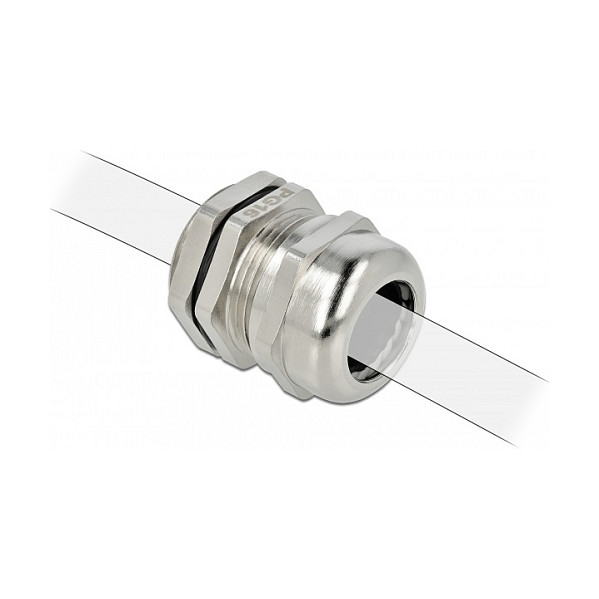 Uvodnica za kabel DELOCK PG16 metalna (IP68, 10-14 mm)-3