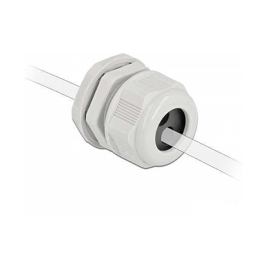 Uvodnica za kabel DELOCK PG16 (2 ulaza, IP68, siva, 2 kom)-3