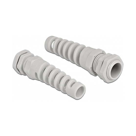 Uvodnica za kabel DELOCK PG11 (IP68, rasterećenje zatezanja, 5-10 mm, siva)-1