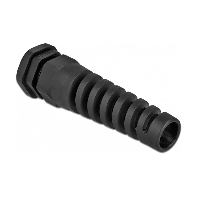 Uvodnica za kabel DELOCK PG13.5 s rasterećenjem vučne sile (IP68, za kabele 6-12 mm, crna)-0