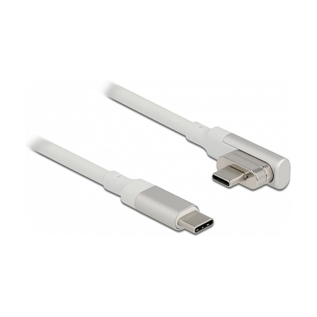 Magnetski Thunderbolt 3 USB-C kabel DELOCK 86703 (1.2m, 40 Gbps, 100W PD, 4K 60Hz, kutni konektor)-0
