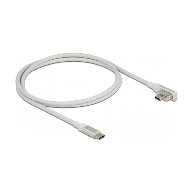Magnetski Thunderbolt 3 USB-C kabel DELOCK 86703 (1.2m, 40 Gbps, 100W PD, 4K 60Hz, kutni konektor)-1