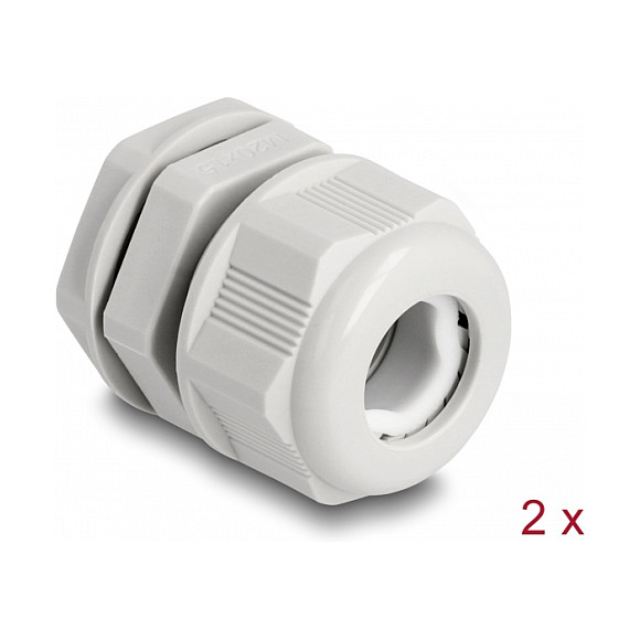 Uvodnica za kabel DELOCK M20 EX (IP68, ATEX, poliamid, siva) 2 komada