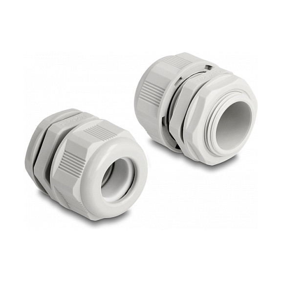 Uvodnica za kabel DELOCK M25 Ex e IP68 (9-17mm, siva, 2 komada)-1