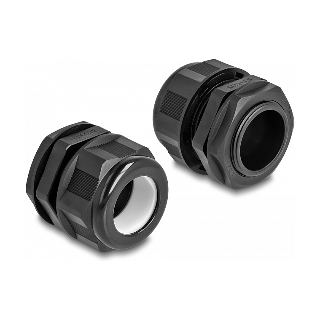 Uvodnica za kabel DELOCK M32 (IP68, EX zaštita, 13-21mm, 2 kom) crna-1