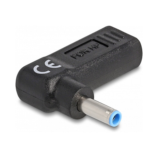 Adapter DELOCK USB-C (Ž) na HP 4.5x3.0mm (M) kutni 90°, 65W-1