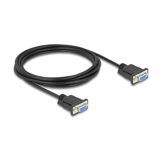Serijski kabel DELOCK RS-232 D-Sub9 (ž/ž) 3m (tanko kućište konektora)