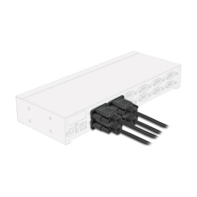 Serijski kabel DELOCK RS-232 D-Sub9 (ž/ž) 3m (tanko kućište konektora)-1