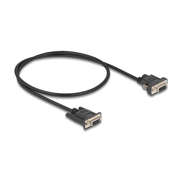 Serijski kabel DELOCK RS-232 D-Sub9 (Ž) na D-Sub9 (Ž) s napajanjem na pinu 9, 0.5m