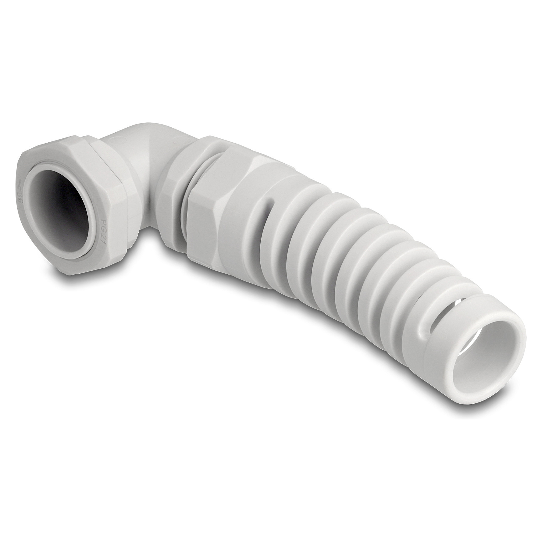 Kabelska uvodnica DELOCK 60590 (PG21, 90° kutna, IP68, siva)