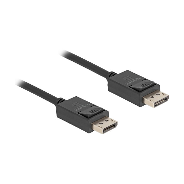 DisplayPort kabel DELOCK 80491 (16K 60 Hz, 80 Gbps, 1 m)-0