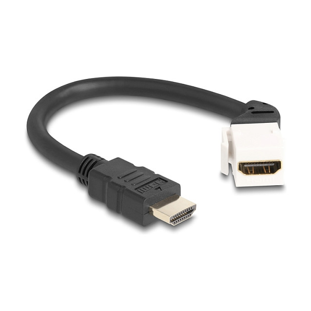Keystone modul DELOCK 85903 HDMI M > Ž 45° (8K 60Hz, 20 cm)-0
