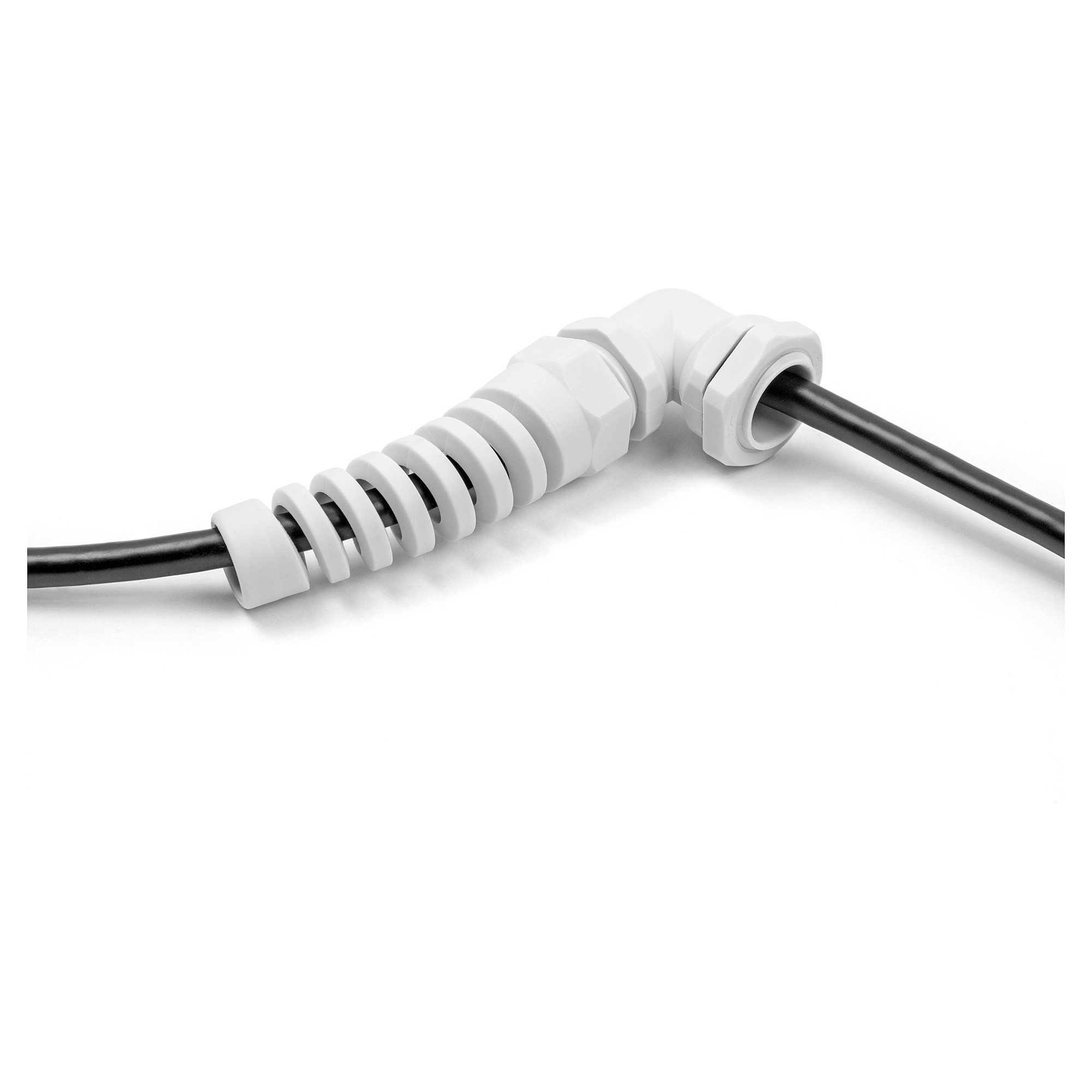 Kabelska uvodnica DELOCK PG11 90° kutna (IP68, za kabele 5-10 mm, siva)-2