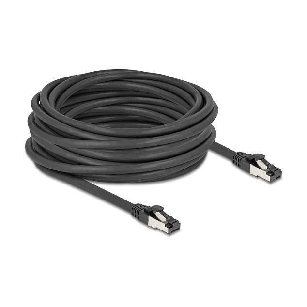 Mrežni kabel DELOCK Cat.8.1 S/FTP (10 m, 40 Gbps, LSZH) crni-1