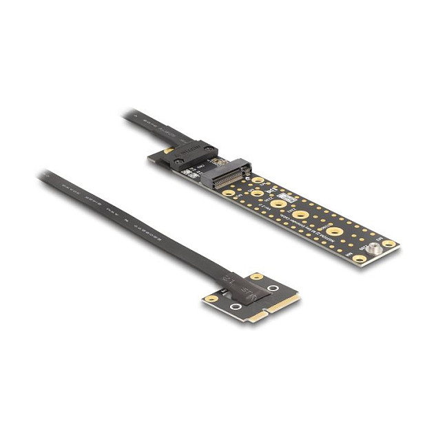 Delock Adapter Mini PCIe na M.2 Key M (NVMe) s kabelom 20 cm (64061)-0