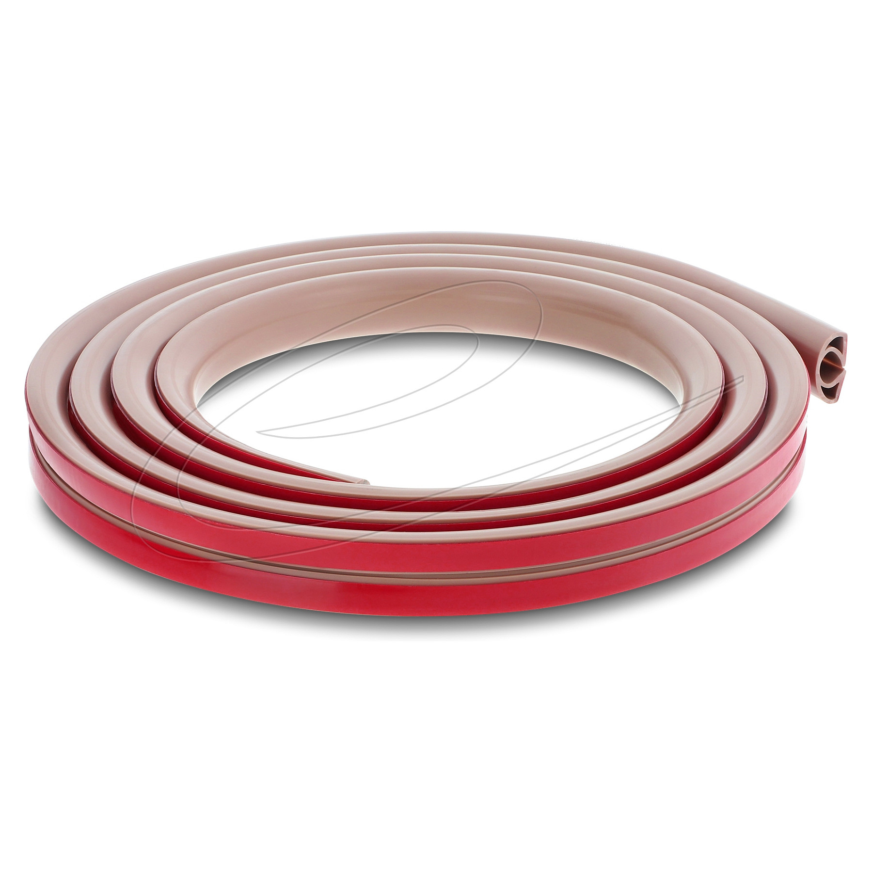 Fleksibilna kanalica za kabele DELOCK 20762 (20 x 10 mm, 2 m, samoljepljiva, smeđa)-0