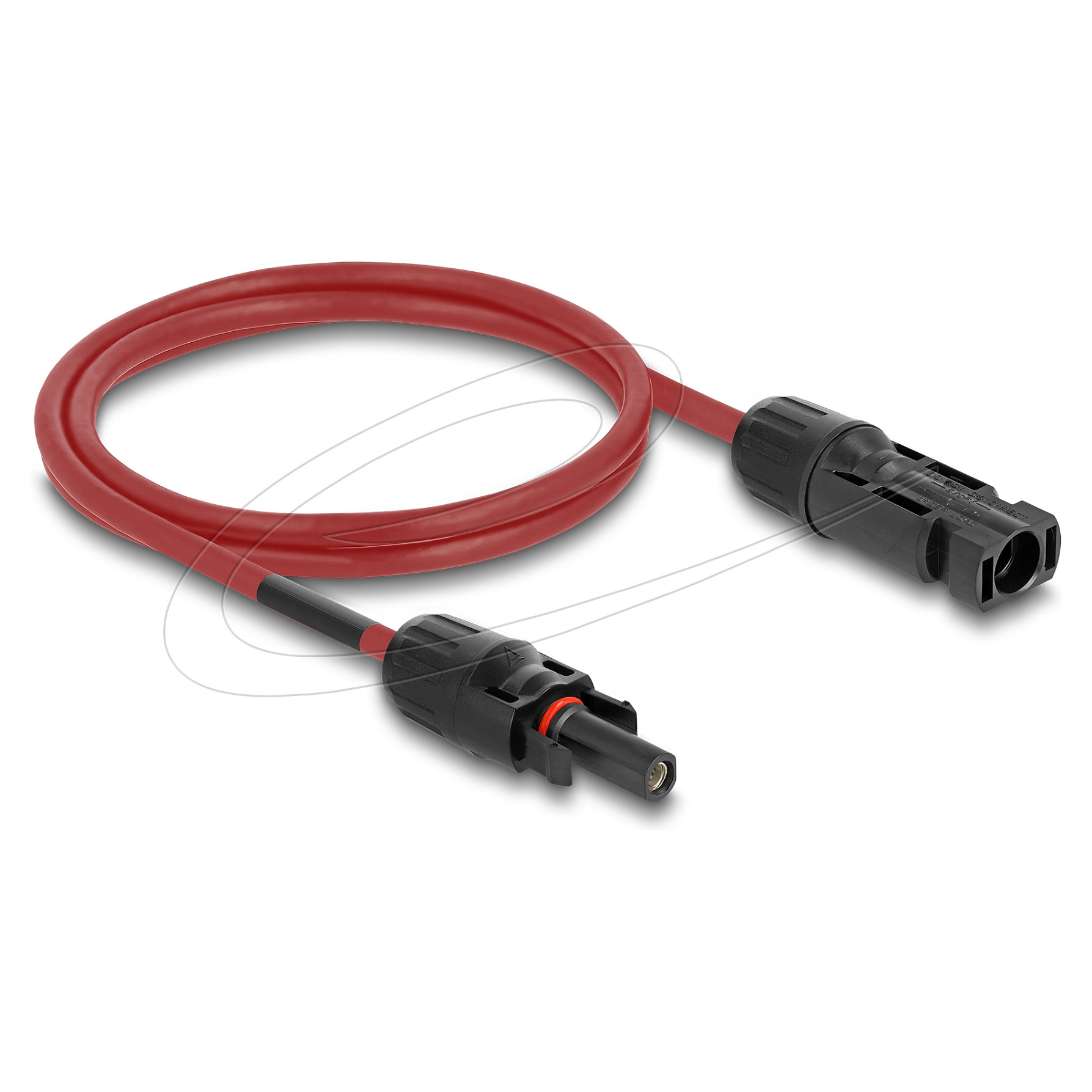 DELOCK Solarni Kabel DL4 4mm² muški na ženski 1m crveni (IP67, 1000V DC)