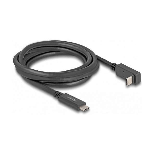 USB-C kabel DELOCK 80035 (5 Gbps, 2m, 4K/60Hz, PD 60W, kutni)