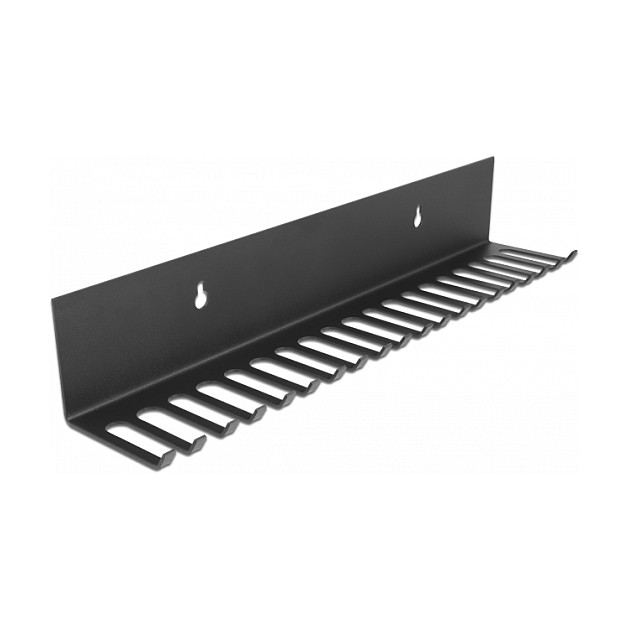 Organizator kabela DELOCK 66729 (318 x 65 mm, za zidnu montažu, crni)-0