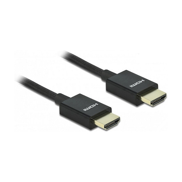HDMI kabel DELOCK Coaxial High Speed (8K 60Hz, 48 Gbps, 2m)-0