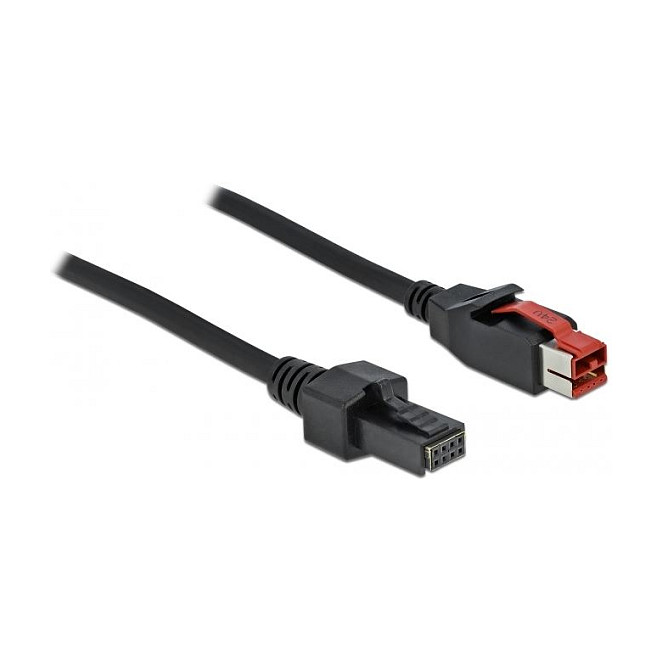 PoweredUSB kabel DELOCK 85952 (24V na 2x 4-pin, 3m, za POS pisače i terminale)-0