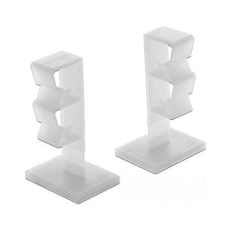 Držač kabela DELOCK 60177 samoljepljivi za 2 kabela (do 5 mm), 10 komada-1