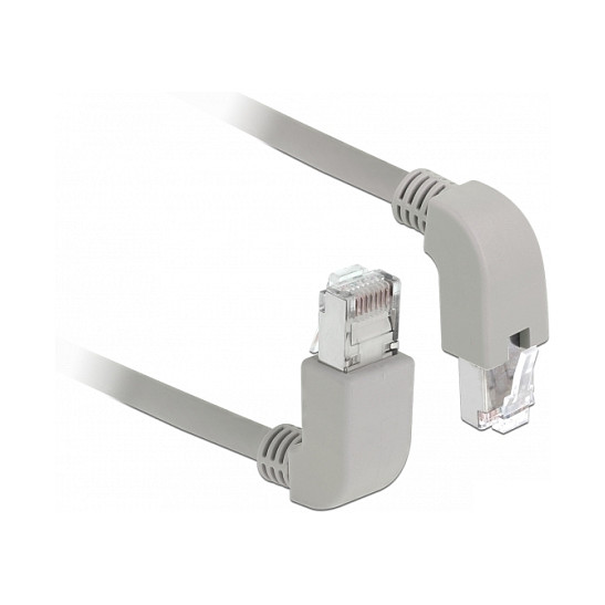 Mrežni kabel DELOCK RJ45 Cat.5e SF/UTP kutni (gore/dolje), 2 m-0
