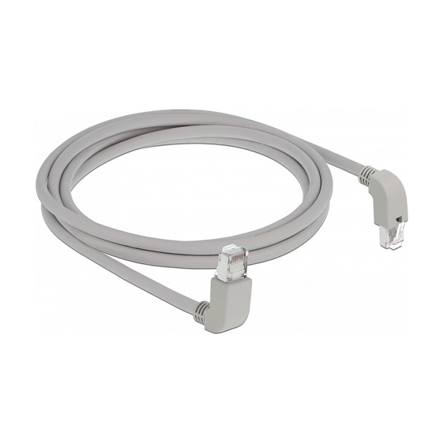 Mrežni kabel DELOCK RJ45 Cat.5e SF/UTP kutni (gore/dolje), 2 m-1