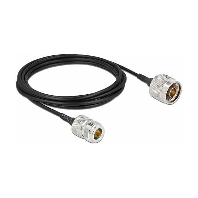 Antenski kabel DELOCK N (M) na N (Ž) LMR100 3m (Low Loss)