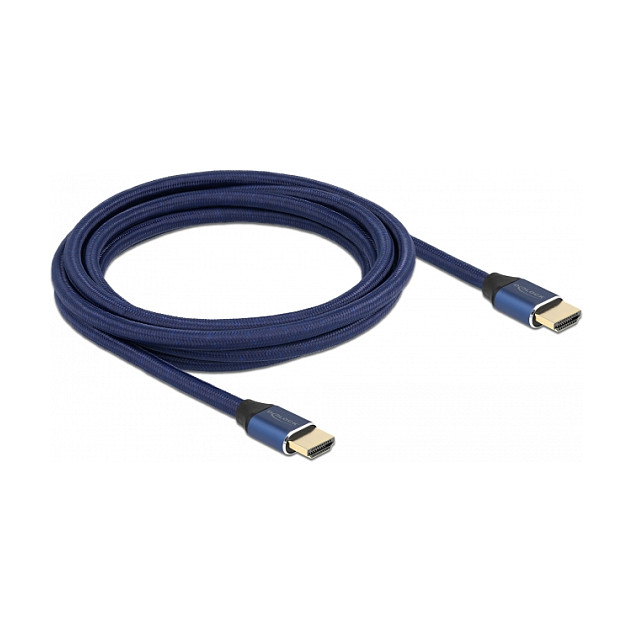 HDMI kabel DELOCK Ultra High Speed certificirani 3m (8K 60Hz, 48 Gbps, plavi)-0