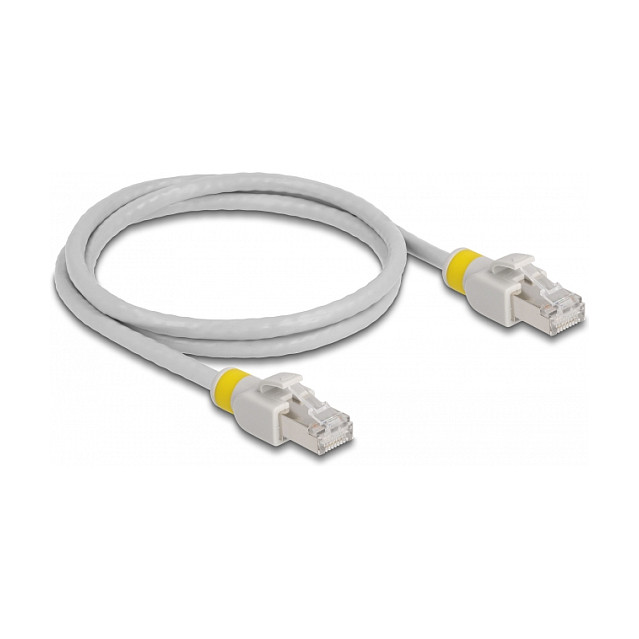 Mrežni kabel DELOCK 80118 Cat.6A S/FTP (1m, LSZH, s kopčama u boji)-0